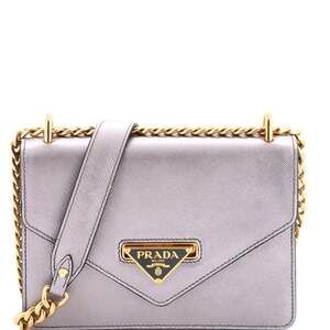 Prada Envelope Flap Chain Shoulder Bag #218838P18B